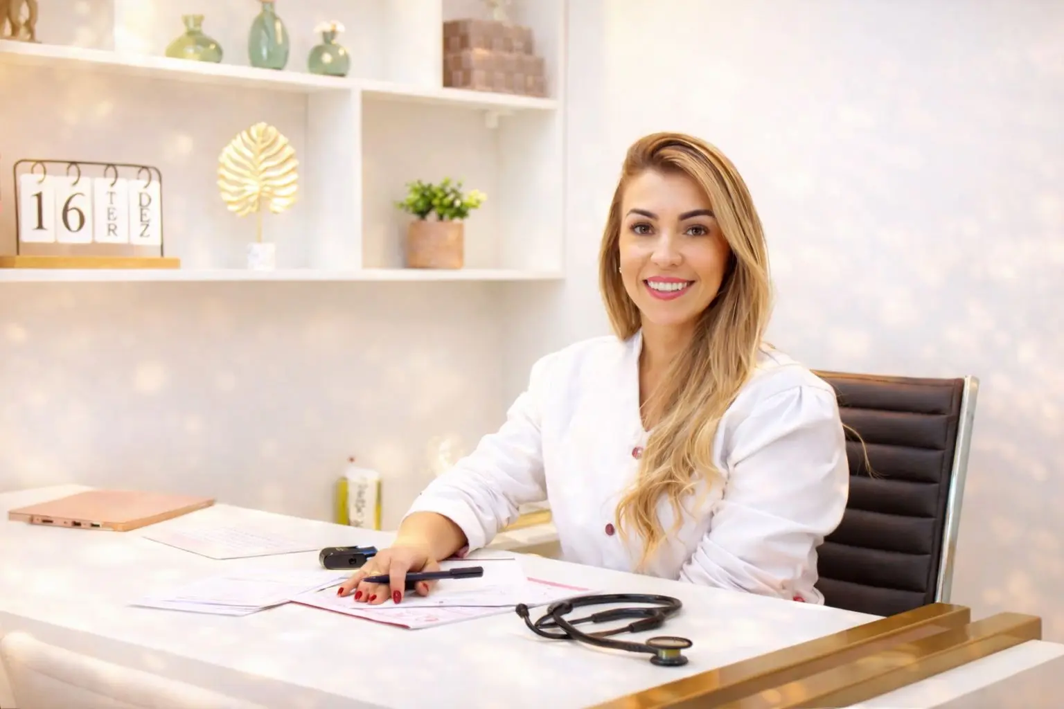 Foto da médica