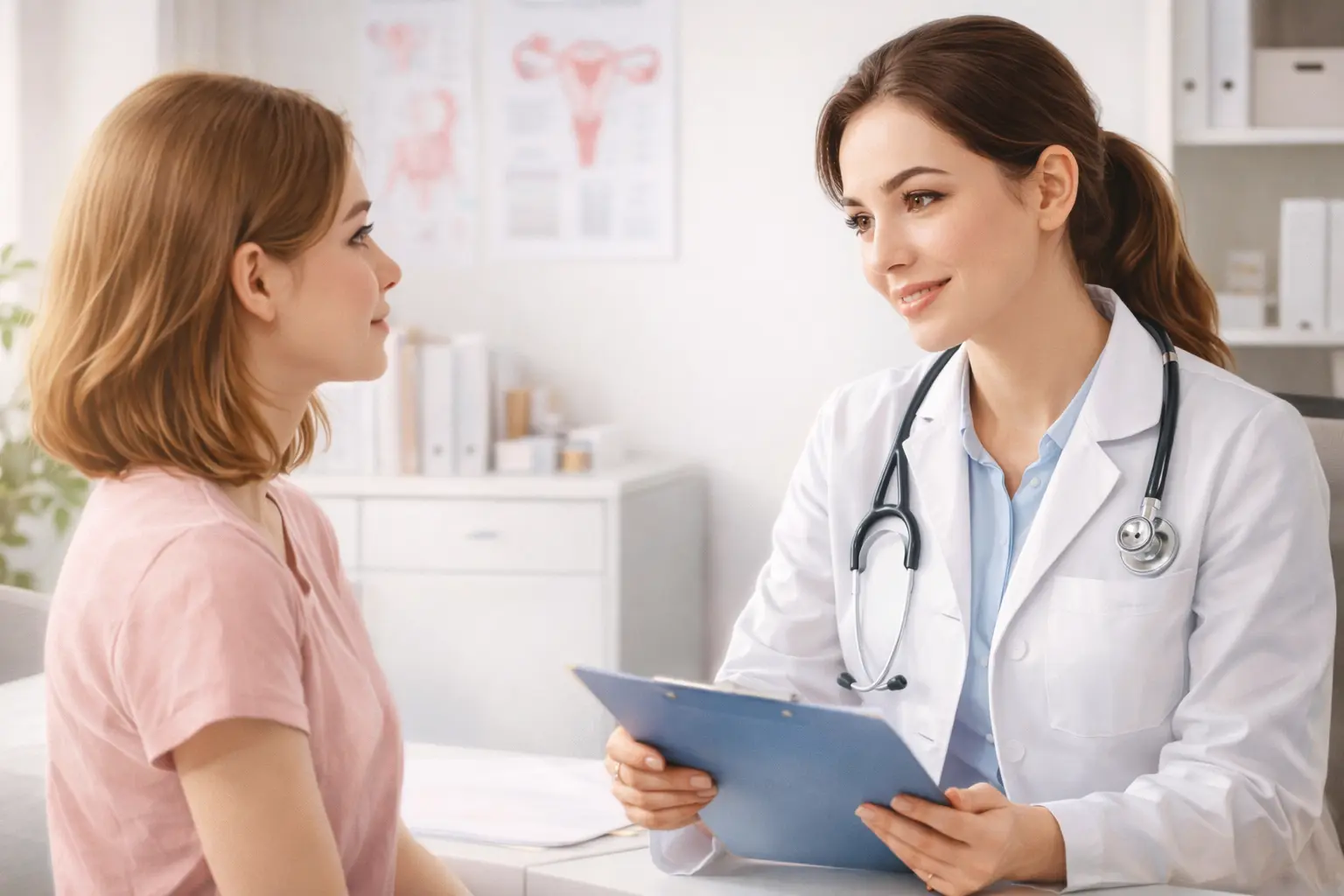 Atendimento médico focado na saúde da mulher